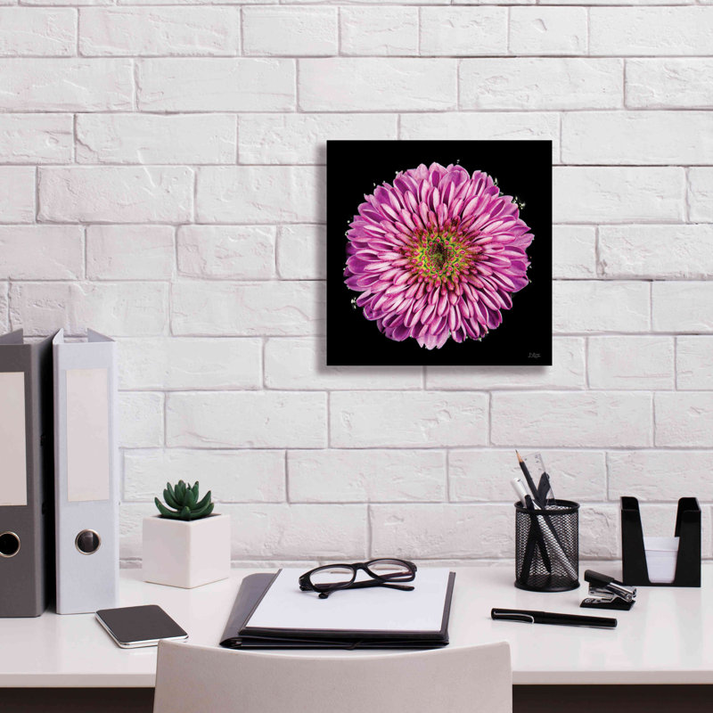 Mauve dégradé par Donnie Quillen, H 12 po x l 12 po x P 0,75 po