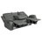 Nova Upholstered Motion Reclining Sofa Dark Grey
