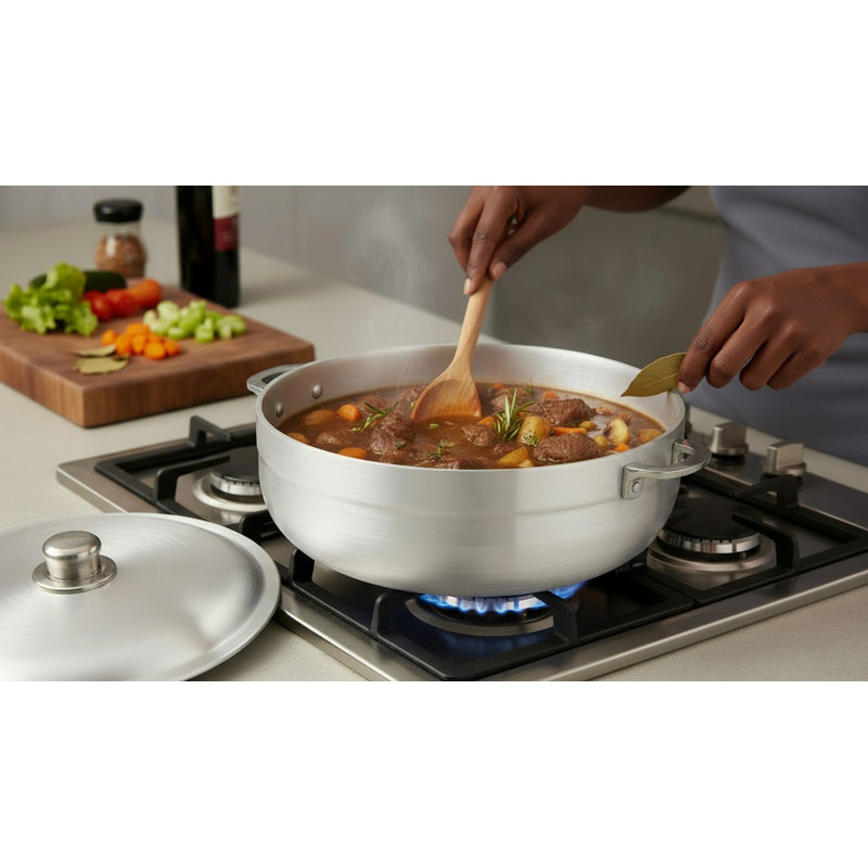 11.1 Qt Aluminum Caldero, #13, 11.1 quarts