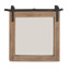 Miroir mural en bois avec tige de suspension en métal-1456579649