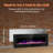 Ultra-Thin 60‘’W Electric Fireplace Insert, Wall Mounted and Recessed Heater with Remote-911514969