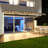 Semi-Cassette Patio Awning with LED Lights - Moroccan Collection -54833126-54833124