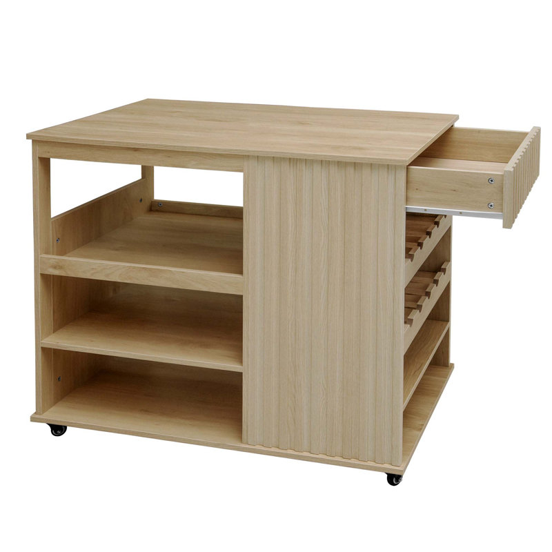 Kitchen Island Cart(No Include Stool)
