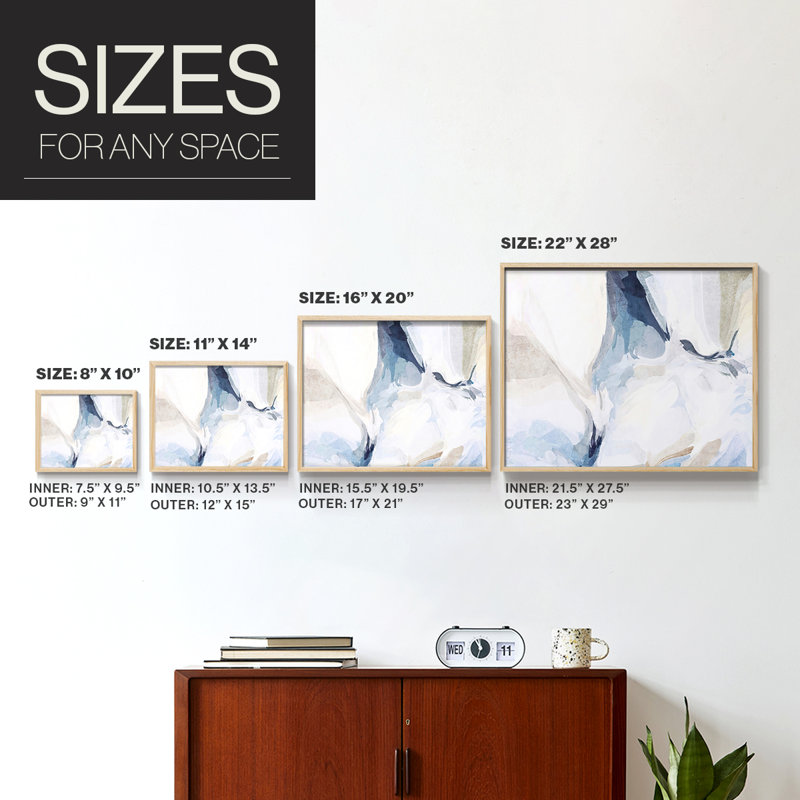 Fresh Air IV -Framed Print - Restickable, Natural, 22" H x 28" W