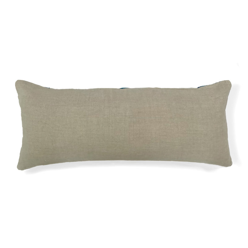 Damask Linen Throw Pillow