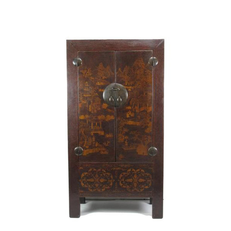 Solid Wood Accent Cabinet