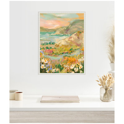 «Landscape 4» par Annie Quigley, reproduction d'art sur toile encadrée