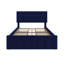 Structure de lit plateforme tapissier avec tête de lit réglable et 4 tiroirs de rangement, grand-1414423301-1414423311