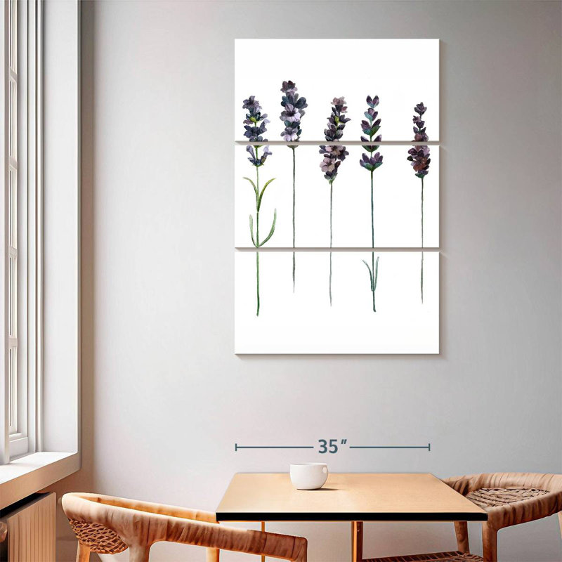 Harnek Set Of Lavender, 65" H x 42" W