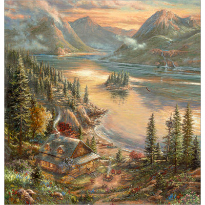 Rideau de douche Thomas Kinkade