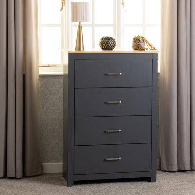 Henryville 80cm W 4 - Drawer Chest of Drawers