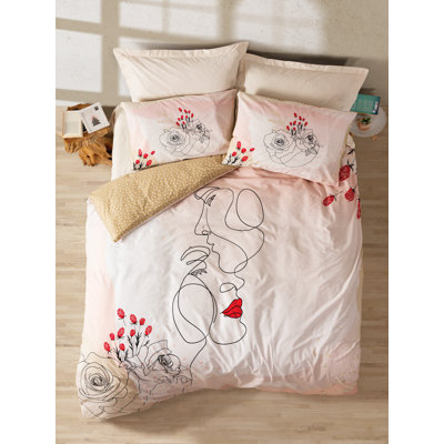 Cotton Floral Duvet Cover Set