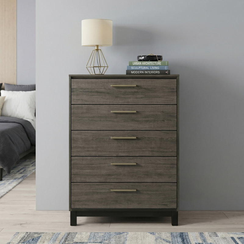 Mandy 33'' W 5 - Drawer Dresser
