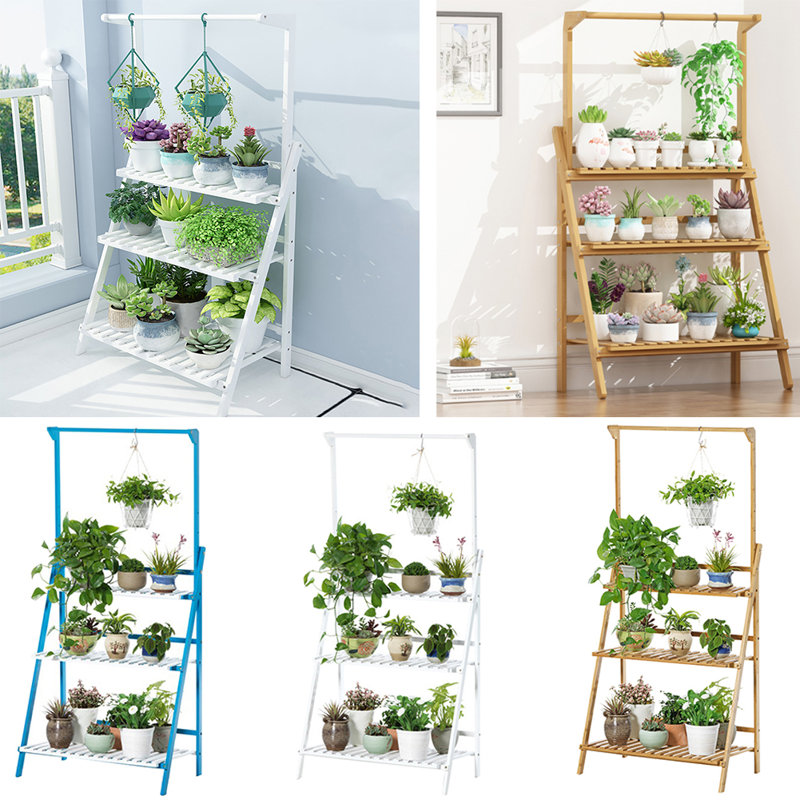 Hunley Plant Stand, Natural, H144 x L50 x D70cm