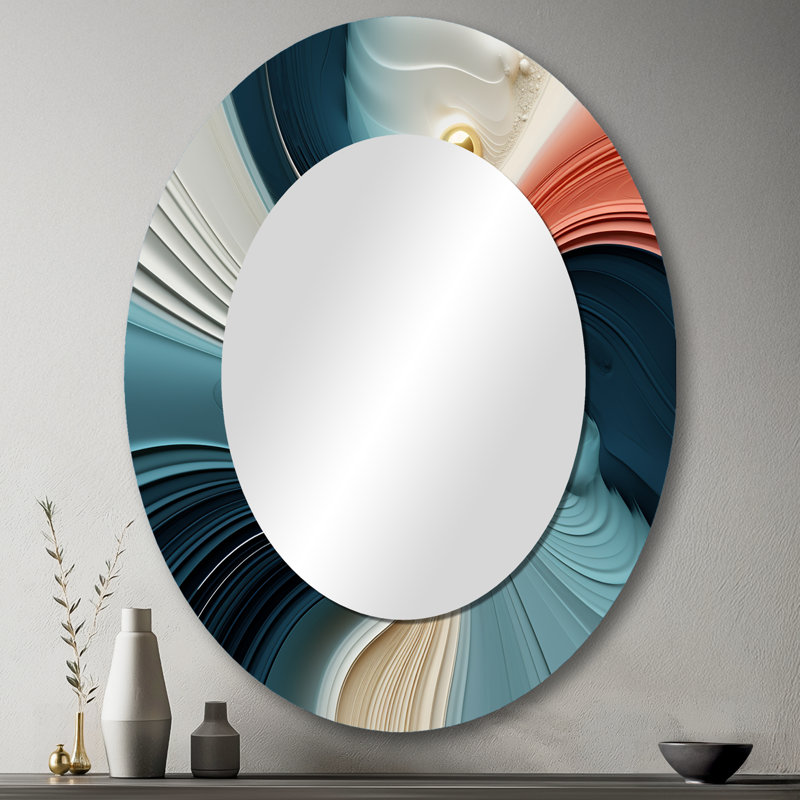 Miroir mural Spiral Miracle of Cosmic Delight, 43 po x 33 po