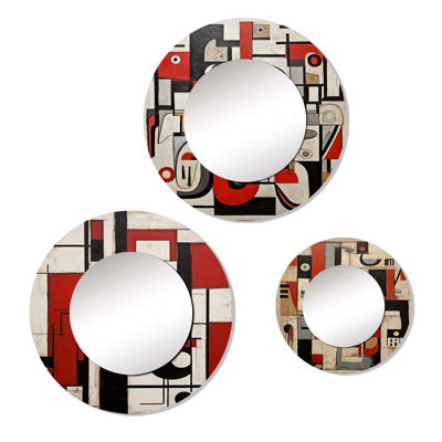 Eliyahu Metal Round Mirror