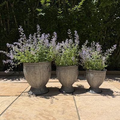 3 Piece 15.25" Durham Urn Planters