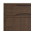 Harper SOLID HARDWOOD 40W Storage Cabinet With Doors And 2 Drawers Set Of 2 In Walnut Brown