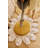 Floor Cushion White Daisy