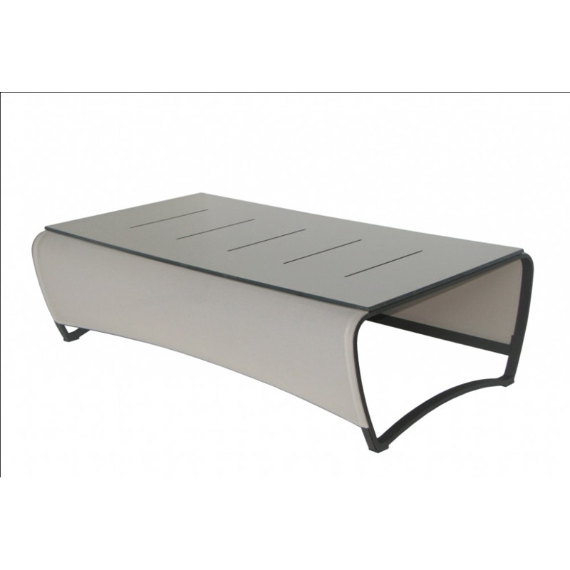 Table basse en plastique/résine Jet Stream