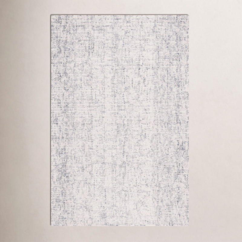 Tapis gris / ivoire Evett, Rectangle 6 pi x 9 pi