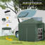 2x2m Pop Up Garden Gazebo, Waterproof Party Tent Canopy With Removable Sidewalls, Windows & Carry Bag, Green