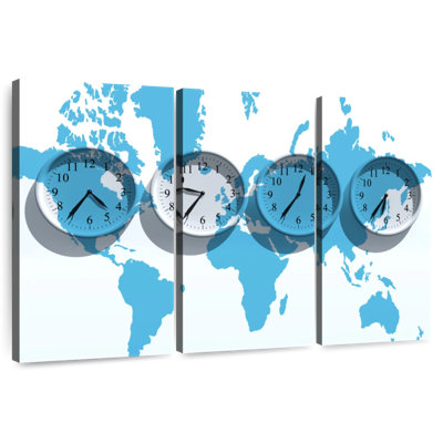 Kerner Time Zones World Map