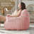 Bean Bag Chair for Adults with Lumbar support pillow, Memory Foam Giant Bean Bag Sofa with Faux Fur Material Lazy Sofa for Living Room Bedroom Dorm Office-676891196-688772196