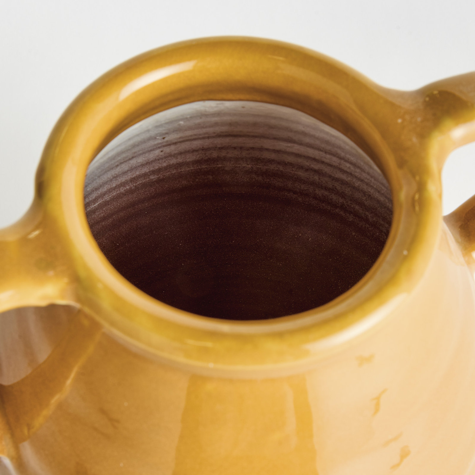 Aisha Handcrafted Table Vase, Yellow