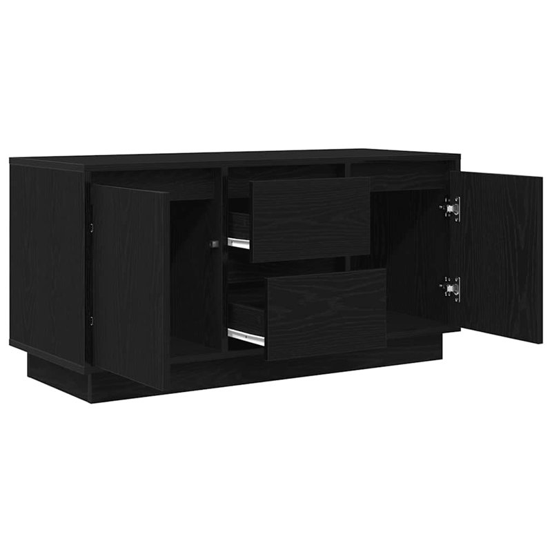 Anayelly TV Stand for TVs up to 40", Black Oak