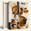 Feuilles abstraites, reproduction d'art sur toile, ensemble de 1-792469291