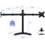 Mount-It Full Motion Adjustable Double Monitor Desk Stand | Fits 21 - 32 In. Computer Screens