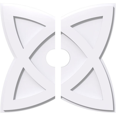 Médaillon de plafond contemporain en PVC de qualité architecturale Cosmo