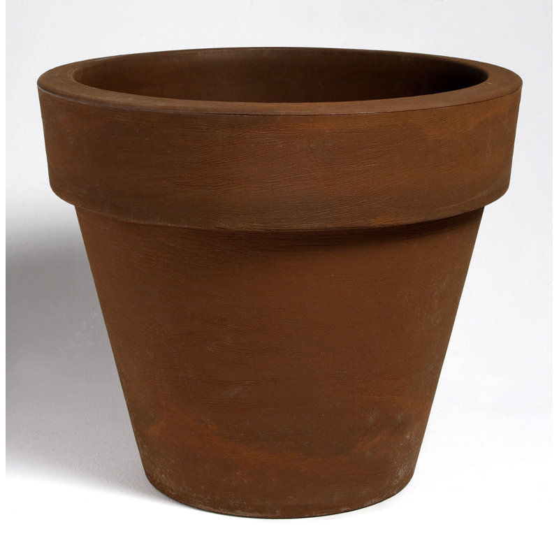 Bordato Liscio Planter, 19.7" H x 22.8" W x 22.8" D, Gray