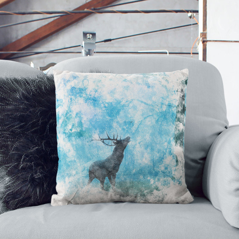 Square Throw Cushion, 55cm H x 55cm W x 20cm D