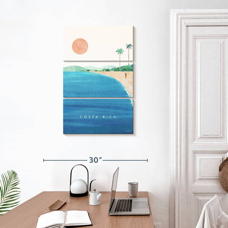 Affiche de voyage Masam Costa Rica, H 32 po x l 20 po