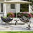 Clymer Steel Egg-shaped Royal Rocking Chair With Cushion-1714455387