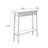 Walnut Solid Wood Rectangular Console Table-904152601