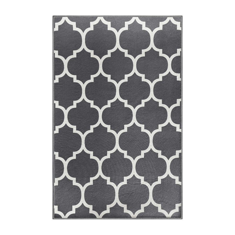 Bella Geometric and Abstract Shag, AVA GREY, Rectangle (200x290 cm)