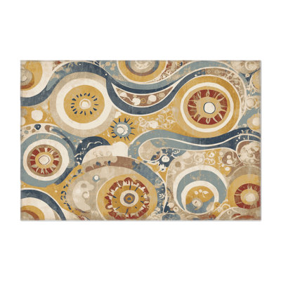 Retro Wiggle Indoor And Outdoor Area Rug