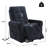 33.5"W Ergonomic Power Lift Recliner Chair With Side Pocket-155010326