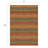 Brushstroke Striped Handmade Tufted Wool Red/Orange/Green Area Rug-10713556