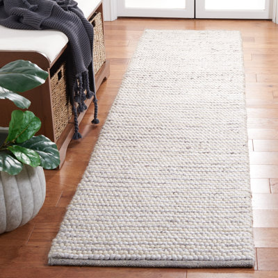 Tapis en laine et en coton tissé à la main par MSR Natura 9650 Martha Stewart