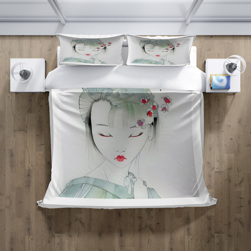 Polyester Duvet Cover, King Duvet Cover + 2 King Shams