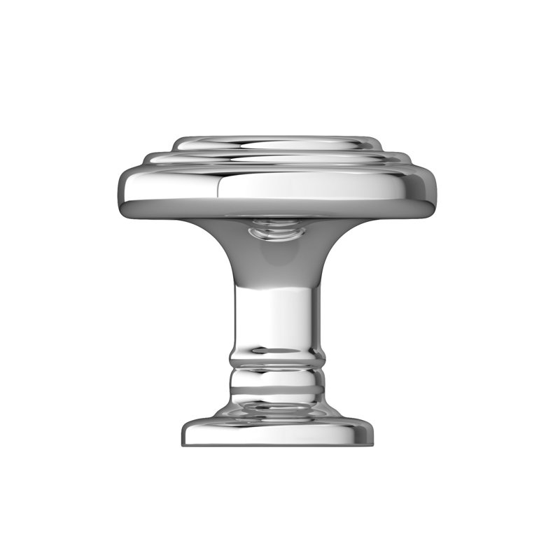 Poignée champignon 1 5/16 po de diamètre, Chrome