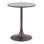 Table bistro Bite noir et bronze