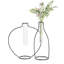 Cadre en forme de bouteille avec vase à éprouvette