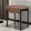 Table de salle à manger moderne et compacte, en bois aggloméré, style rustique pour les petites cuisines
