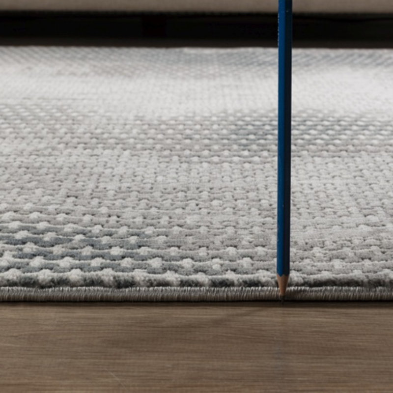 Geometrix Area Rug, Rectangle 9'10" x 2'7"