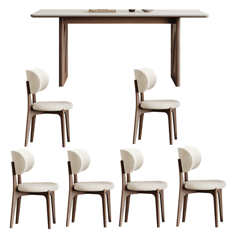 Table de salle à manger rectangulaire Home Creative, H 29,53 po x L 70,87 po x l 35,43 po